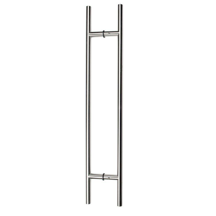 T-greep Paarsgewijs Ø20 700mm - RVS Gepolijst