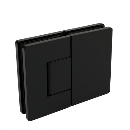 Estlegno scharnier glas/glas - Mat Zwart