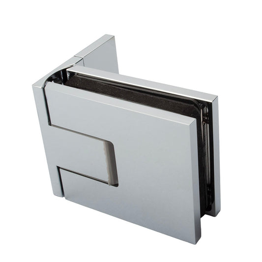Estlegno scharnierwand/glas 90° enkele schroefplaat