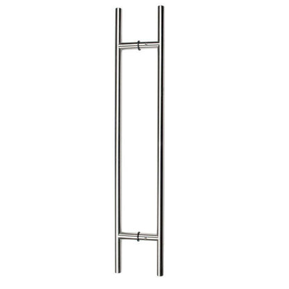 T-greep Paarsgewijs Ø20 700mm - RVS Gepolijst