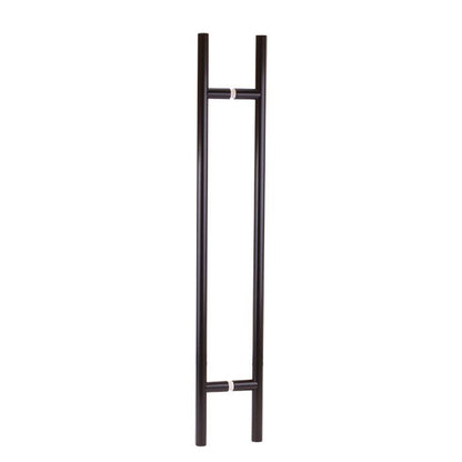 T-greep Paarsgewijs Ø20 700mm - Mat Zwart